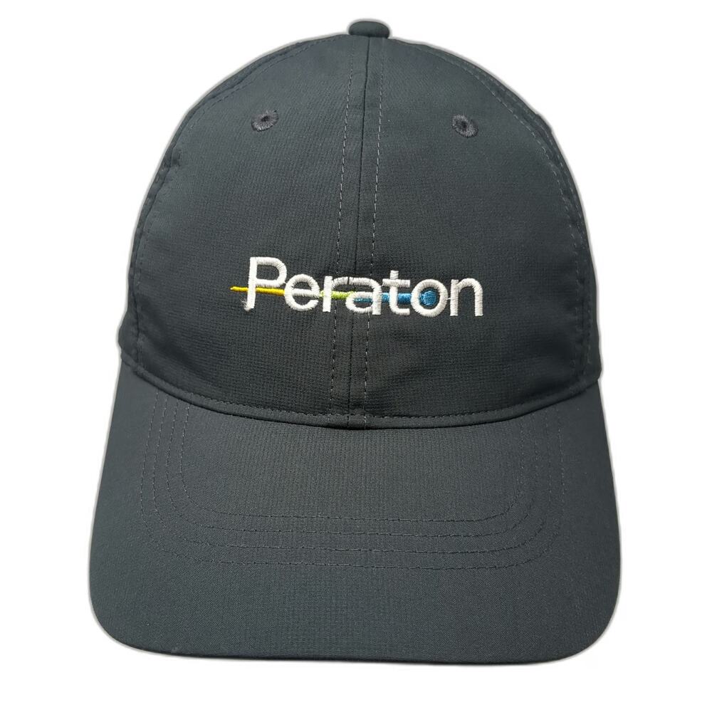 Nike Baseball Cap Gray One Size Peraton Logo Dri-FIT Legacy91 Strapback Hat